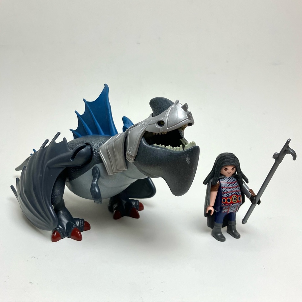 How to Train Your Dragon Drago & Thunderclaw PLAYMOBIL Set 9248 Complete 2017